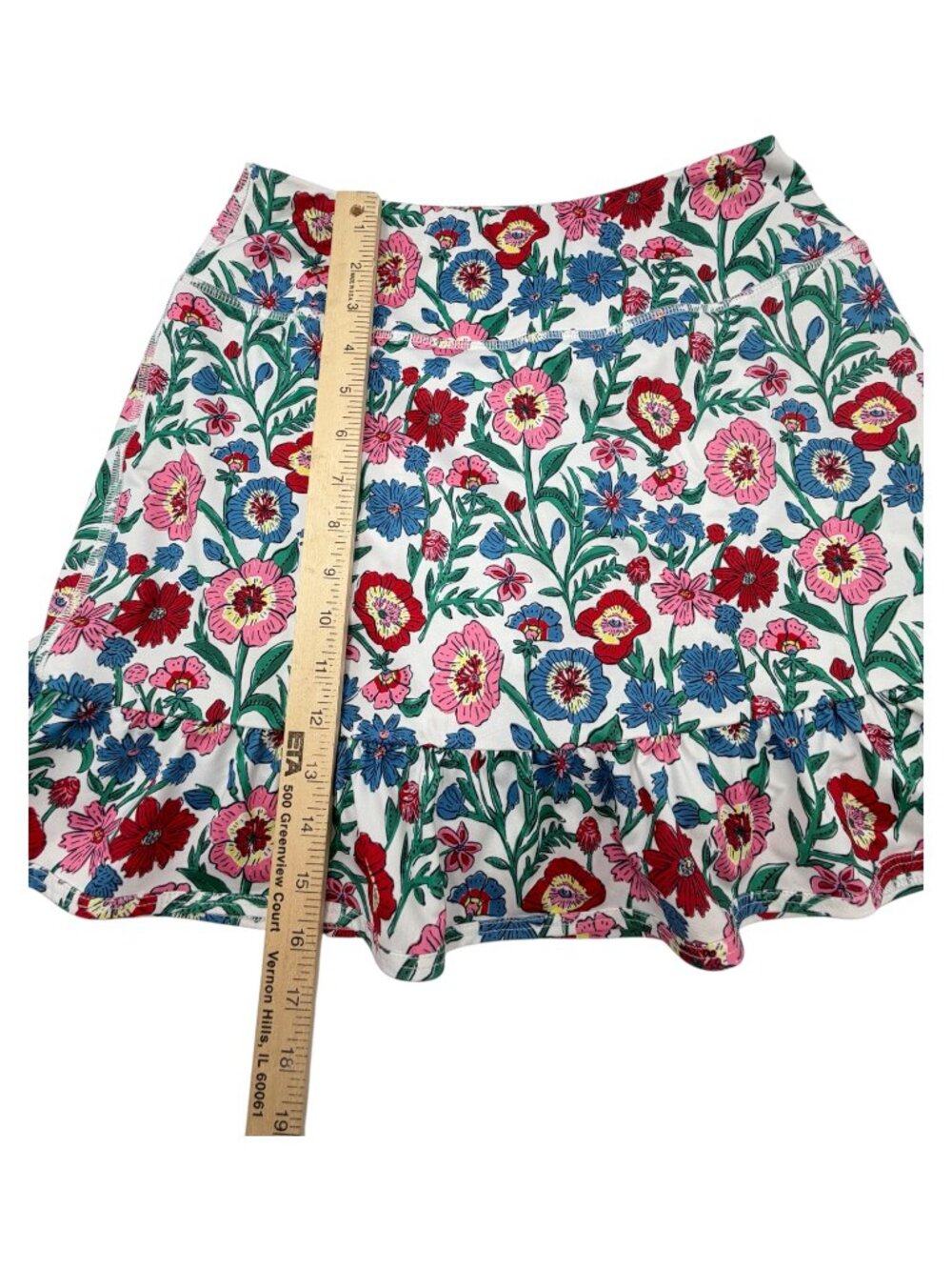 Vineyard Vines Performance Floral Skort - Picture 9 of 9